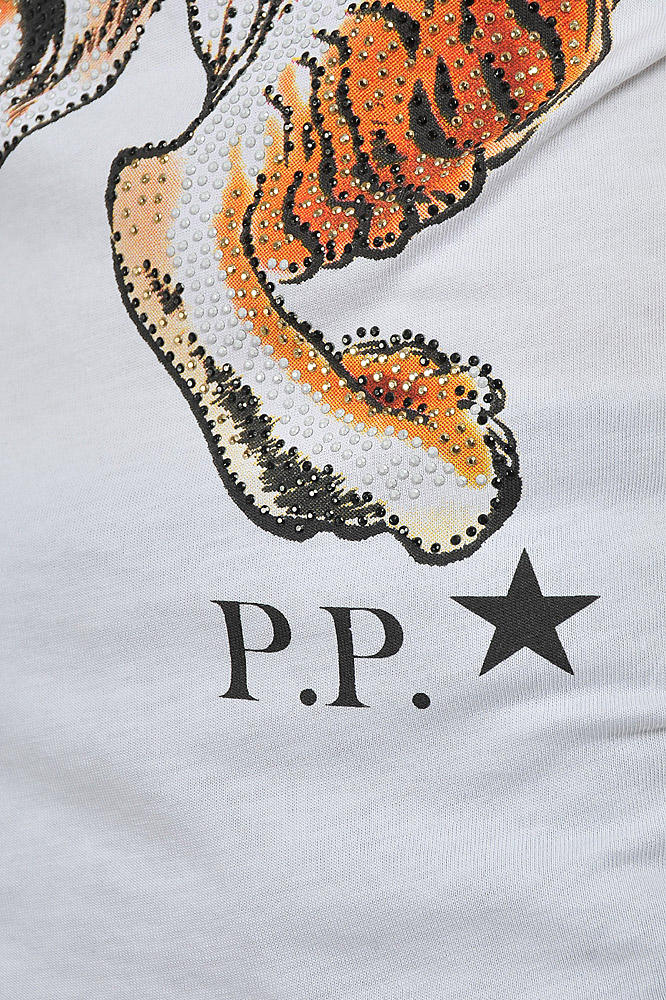 Mens Designer Clothes | PHILIPP PLEIN Cotton T-shirt #2
